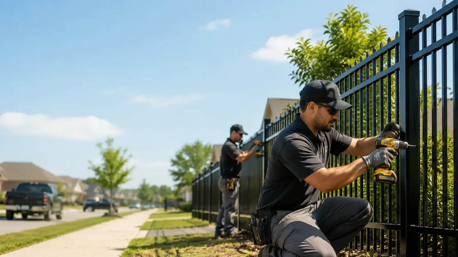 Metal Fence Installation in Lee, IL